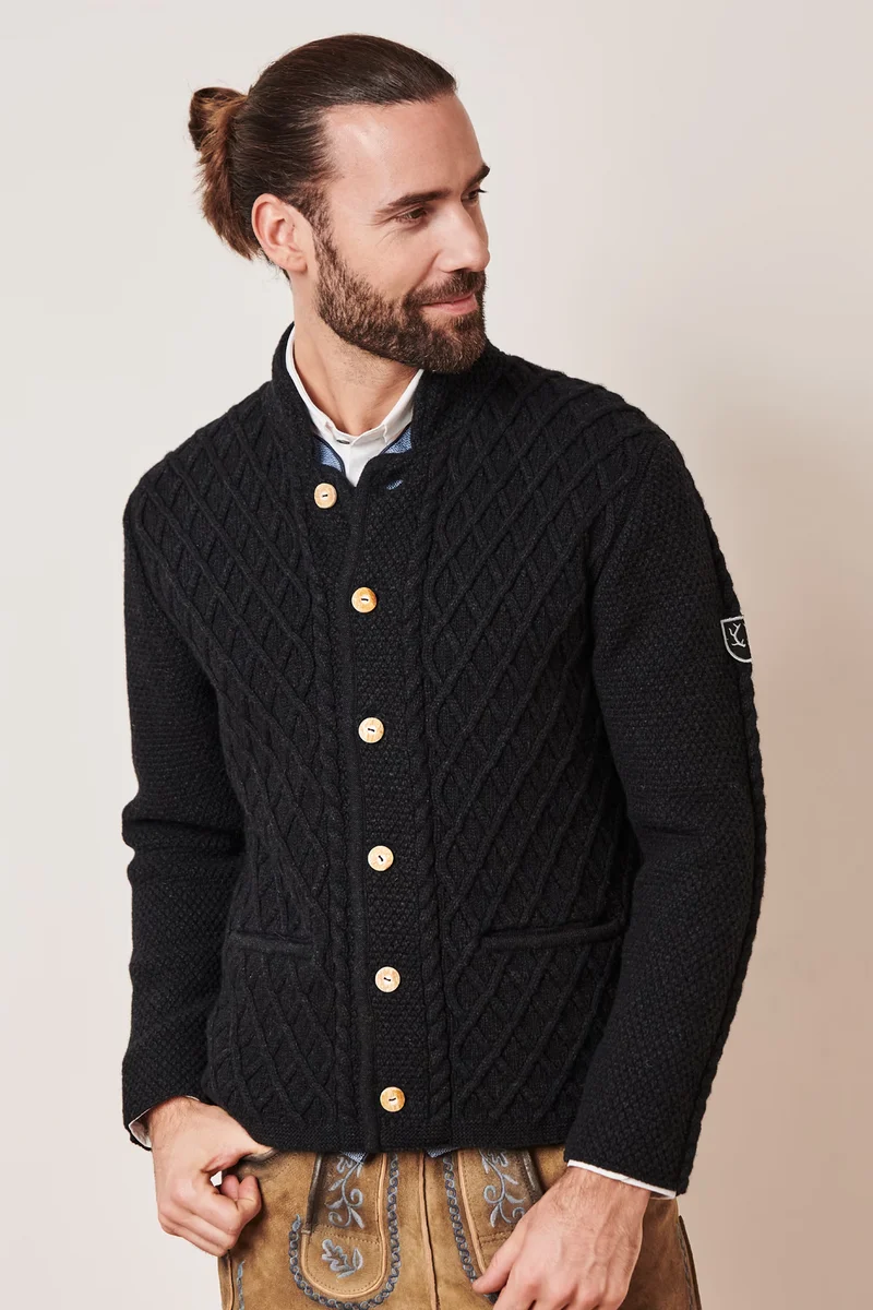 Herren Jacke - JONATHAN - Krüger Buam - 971165-000-0004 - Strickjacke - Trachtenjacke