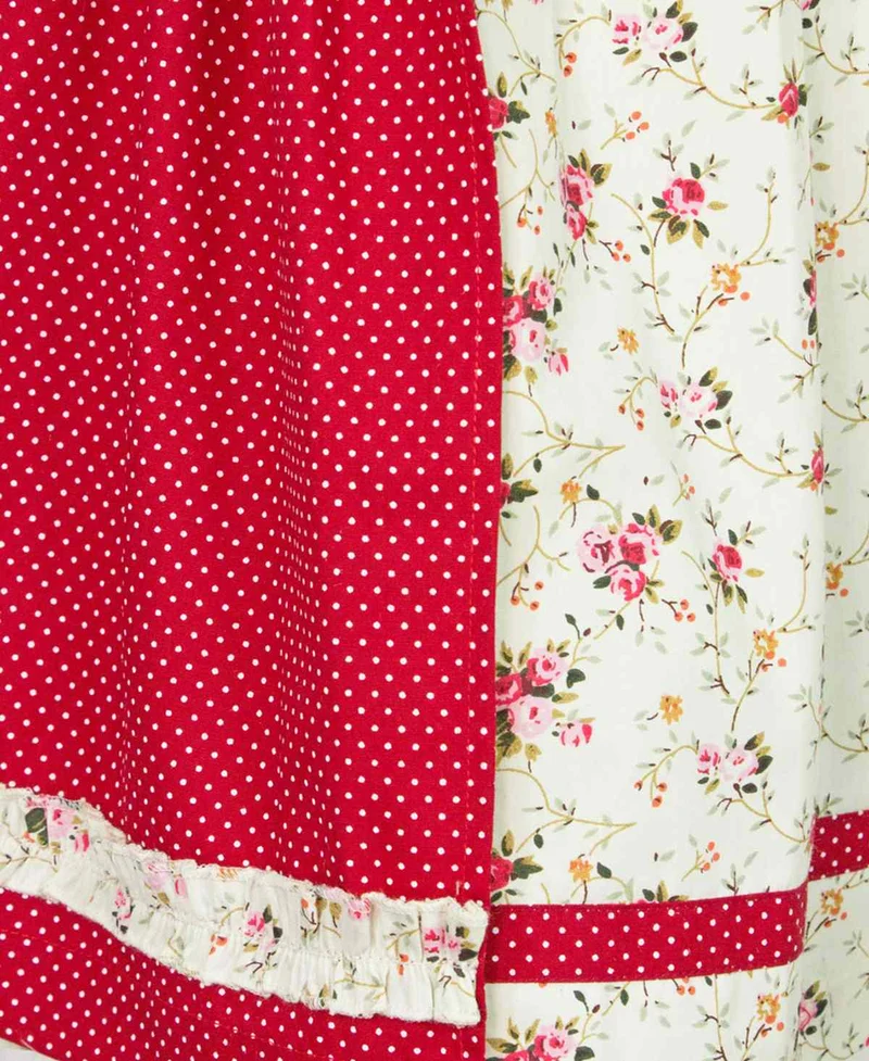 MADDOX Kinder Dirndl "Zermatt" 3-tlg. | Streublümchen Creme Rot