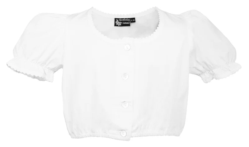 MADDOX Kinder Dirndl "Zermatt" 3-tlg. | Streublümchen Creme Rot
