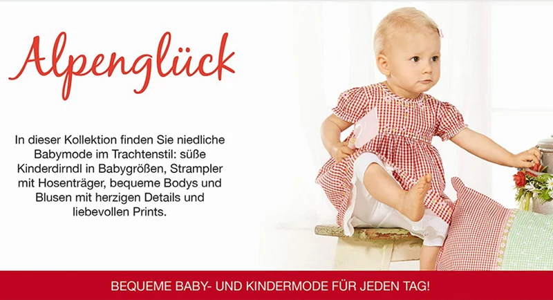 BONDI Baby Mädchen Sommerkleid "Bambi" 86757 | Rot Weiß Kariert
