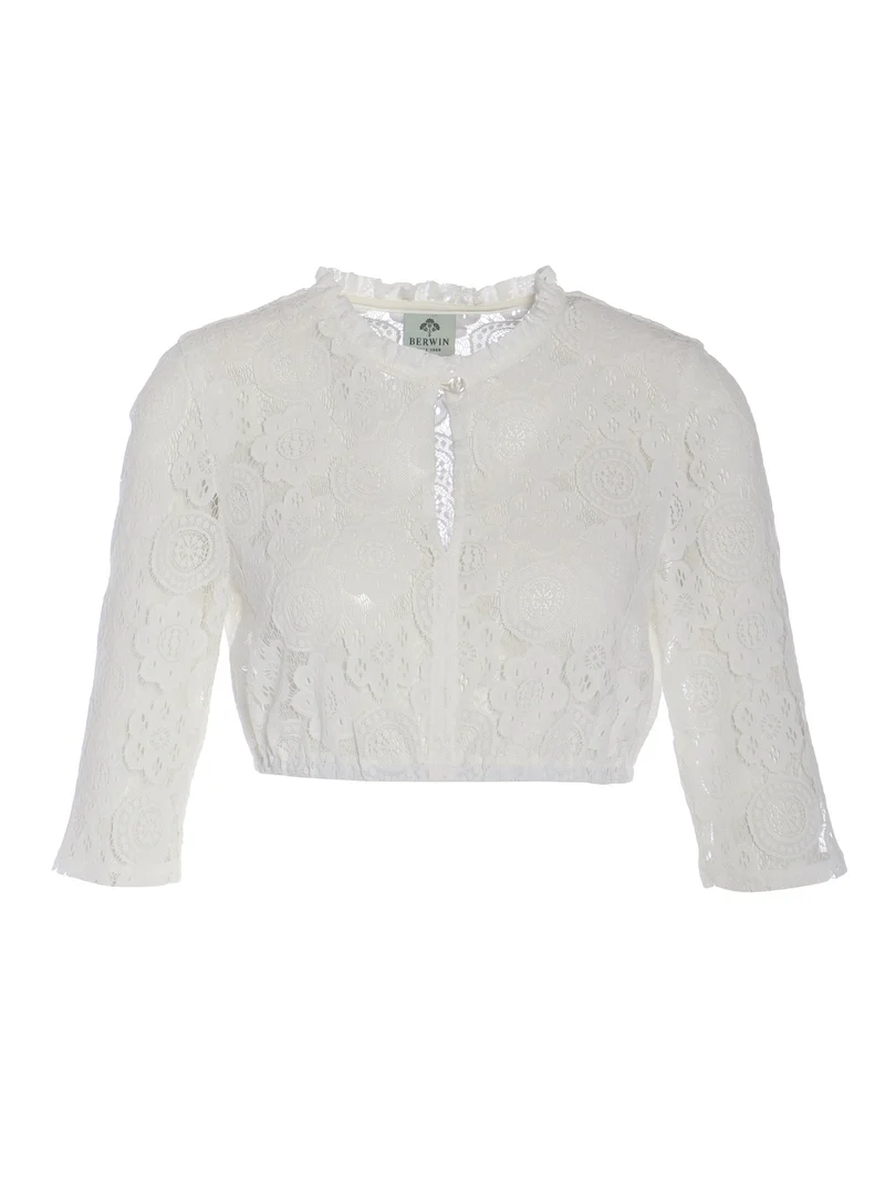Dirndlbluse aus Spitzenstoff