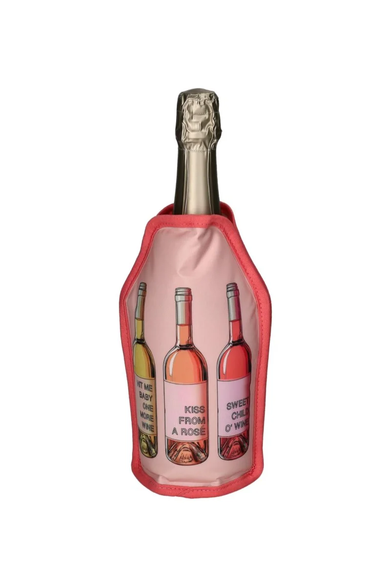 Weinkühler Manschette - Kühlmanschette für Flaschen - verschiedene Farben & Motive - Giftcompany