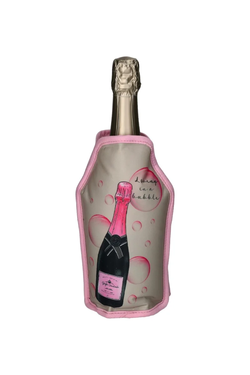 Weinkühler Manschette - Kühlmanschette für Flaschen - verschiedene Farben & Motive - Giftcompany