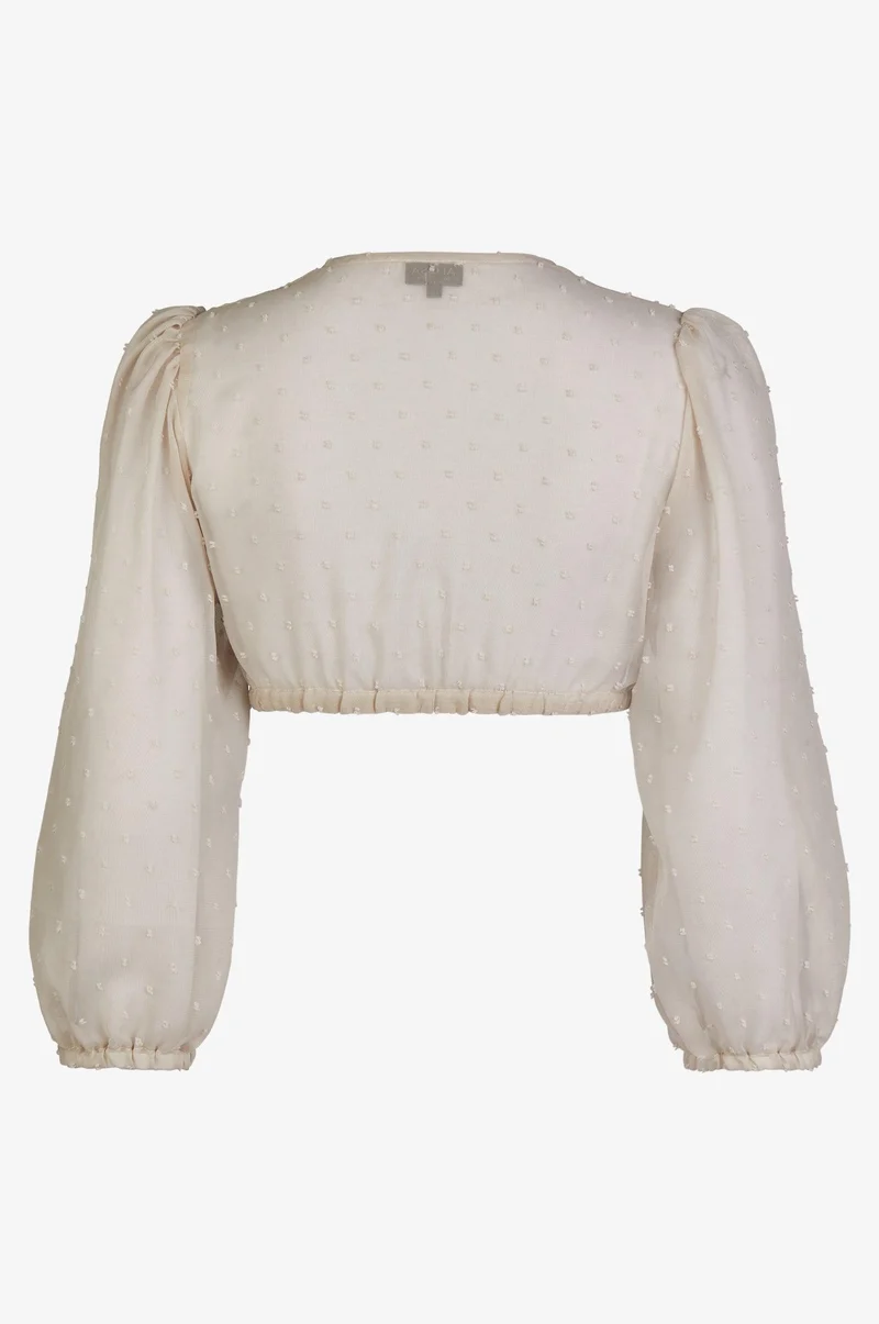 Dirndlbluse Lea in Puder