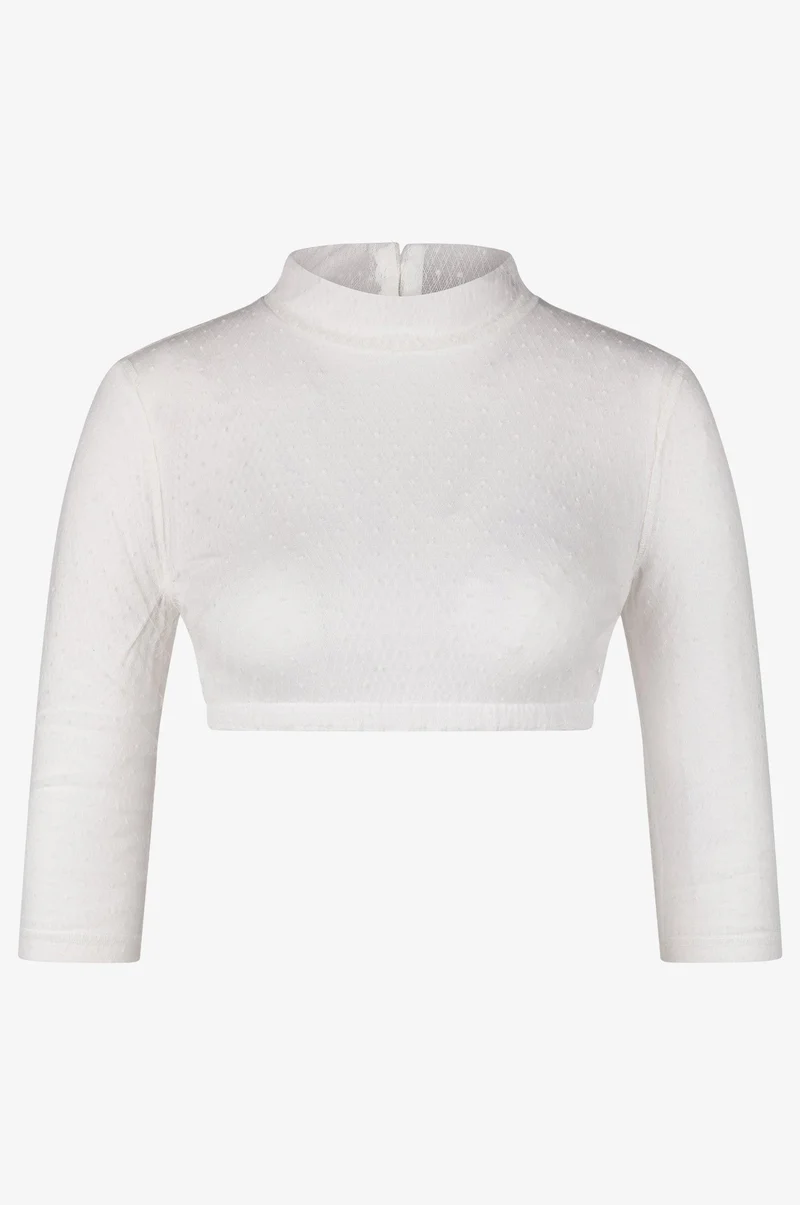 Dirndlbluse Liliana in Weiß
