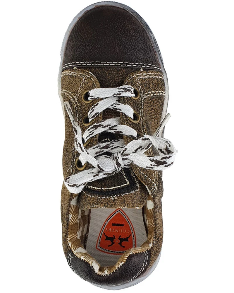 MADDOX Kinder Schuhe Sneaker "Nepomuk" | Holz Antik Braun