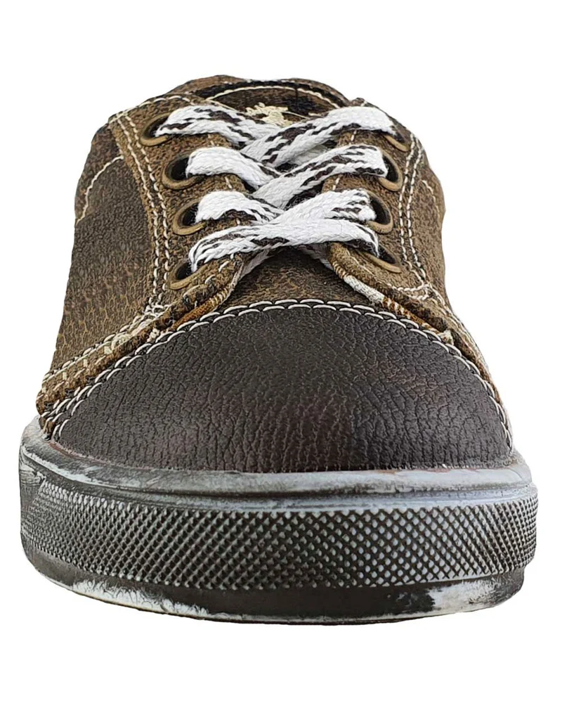 MADDOX Kinder Schuhe Sneaker "Nepomuk" | Holz Antik Braun