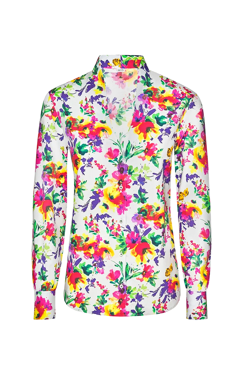 Blumenbluse
