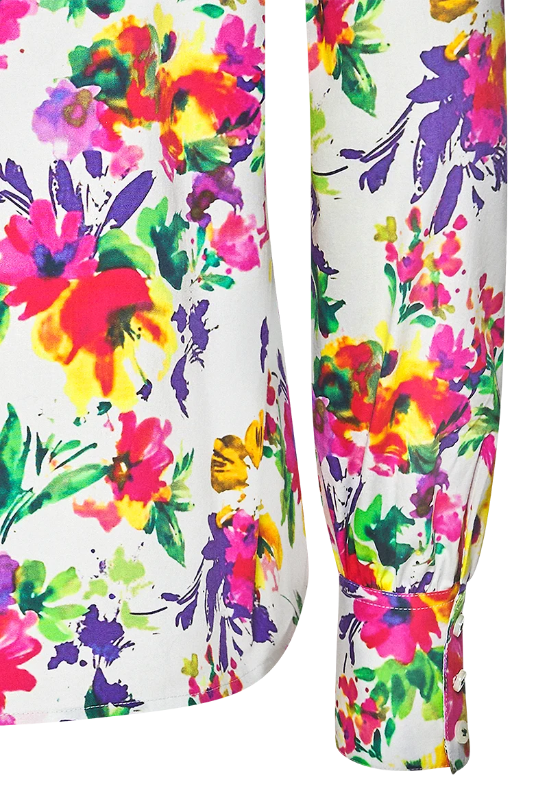 Blumenbluse