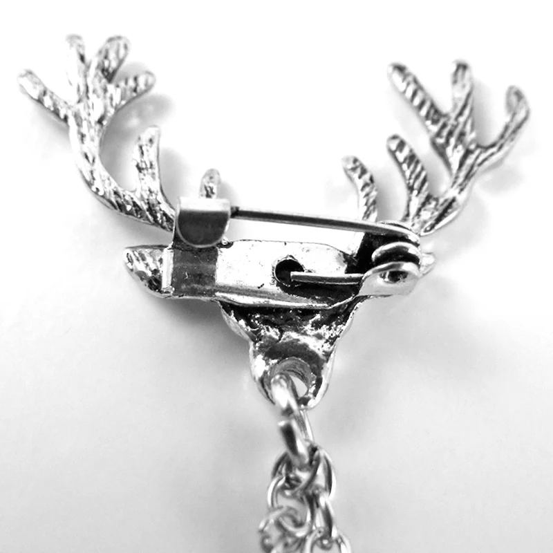 Ansteck Charivari Kette mit Hirschkopf