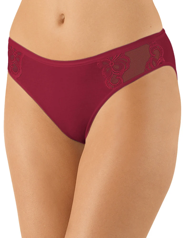 Nina von C. Minislip mit Spitze 4050880 | Burgund