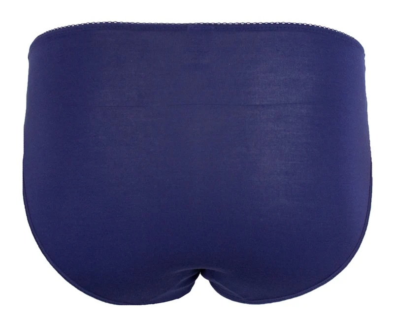 Nina von C. Bikinislip mit Spitze | Lapis Tiefblau
