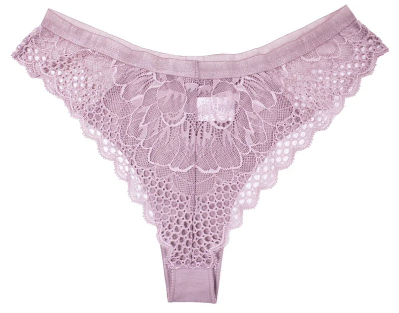 Nina von C. Slip Lambada String mit Strass 1695485 | Mauve