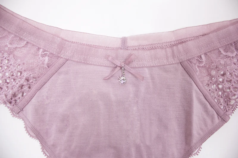 Nina von C. Slip Lambada String mit Strass 1695485 | Mauve