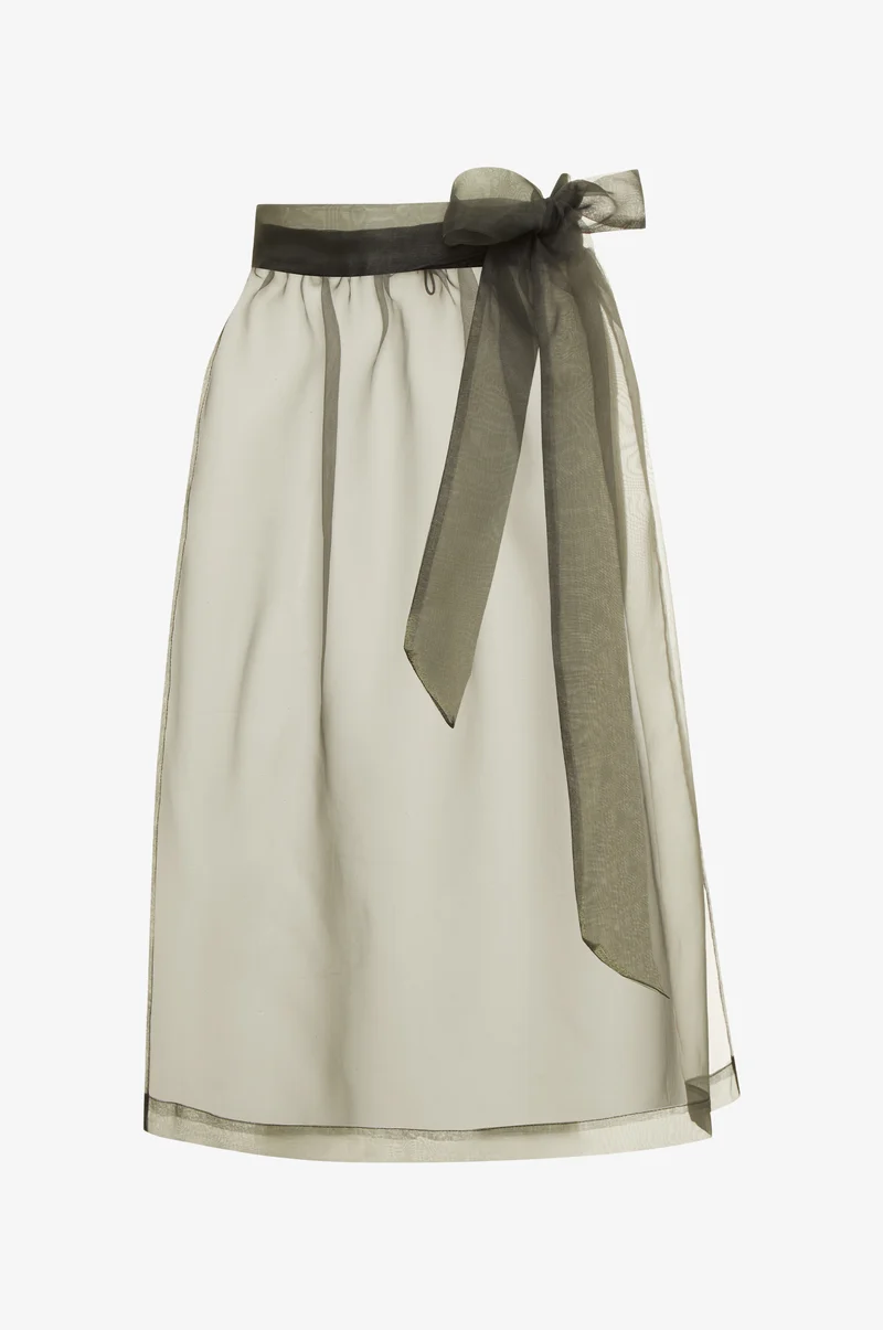 Organza Schürze in Grün