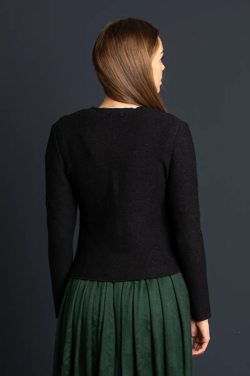 Gottseidank Strickjacke Aloisia lakritz