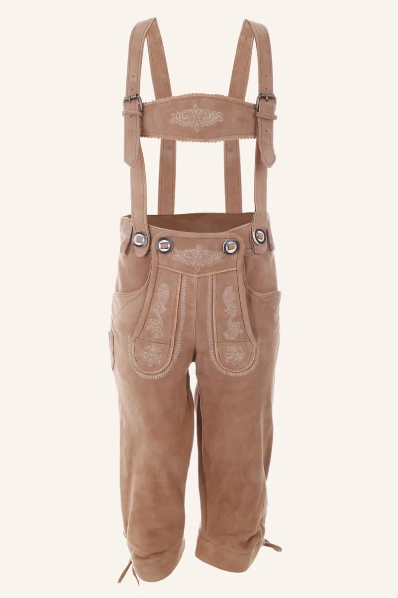 Kinder Lederhose - Modell LUDWIG JUNIOR - Krüger Kids - Kniebund - 000920-000-0007