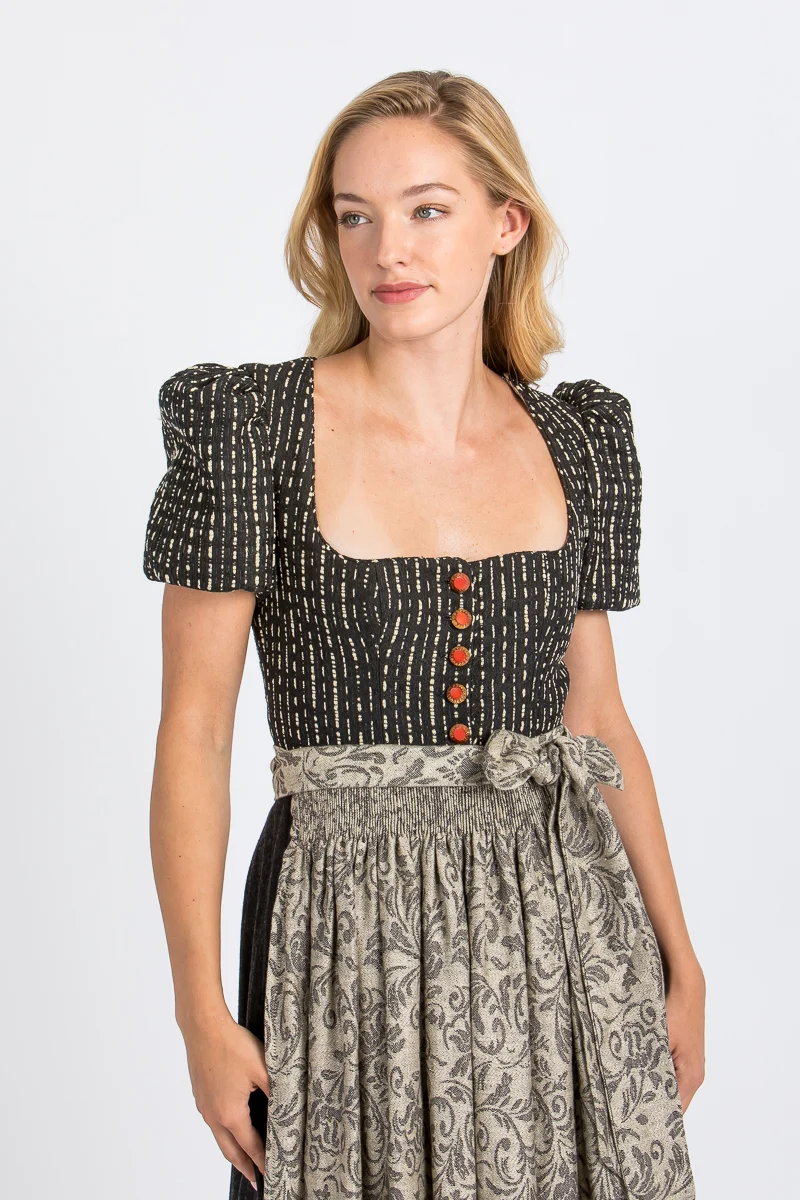 Gottseidank Ärmeldirndl Lorle schwarz