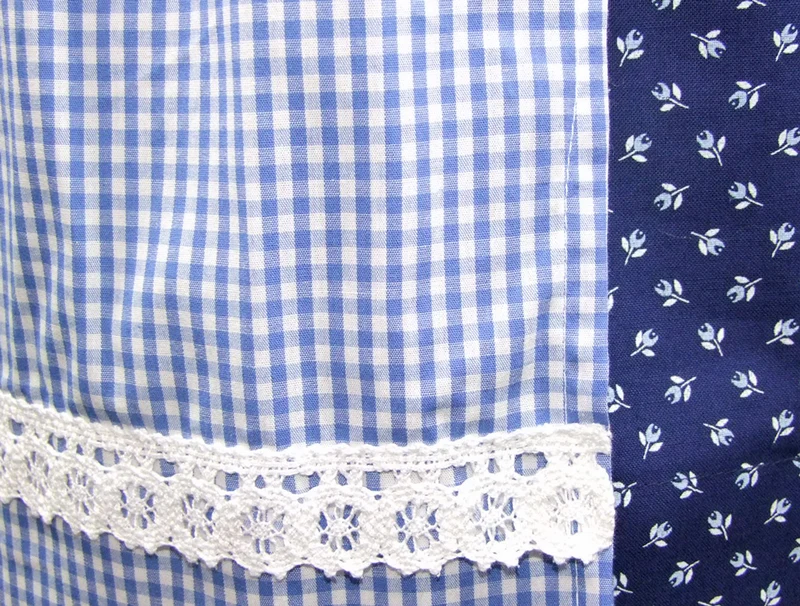 Isar-Trachten Kinder Dirndl "Melanie" 3-tlg. mit Bluse 64376 | Traditionell Blau