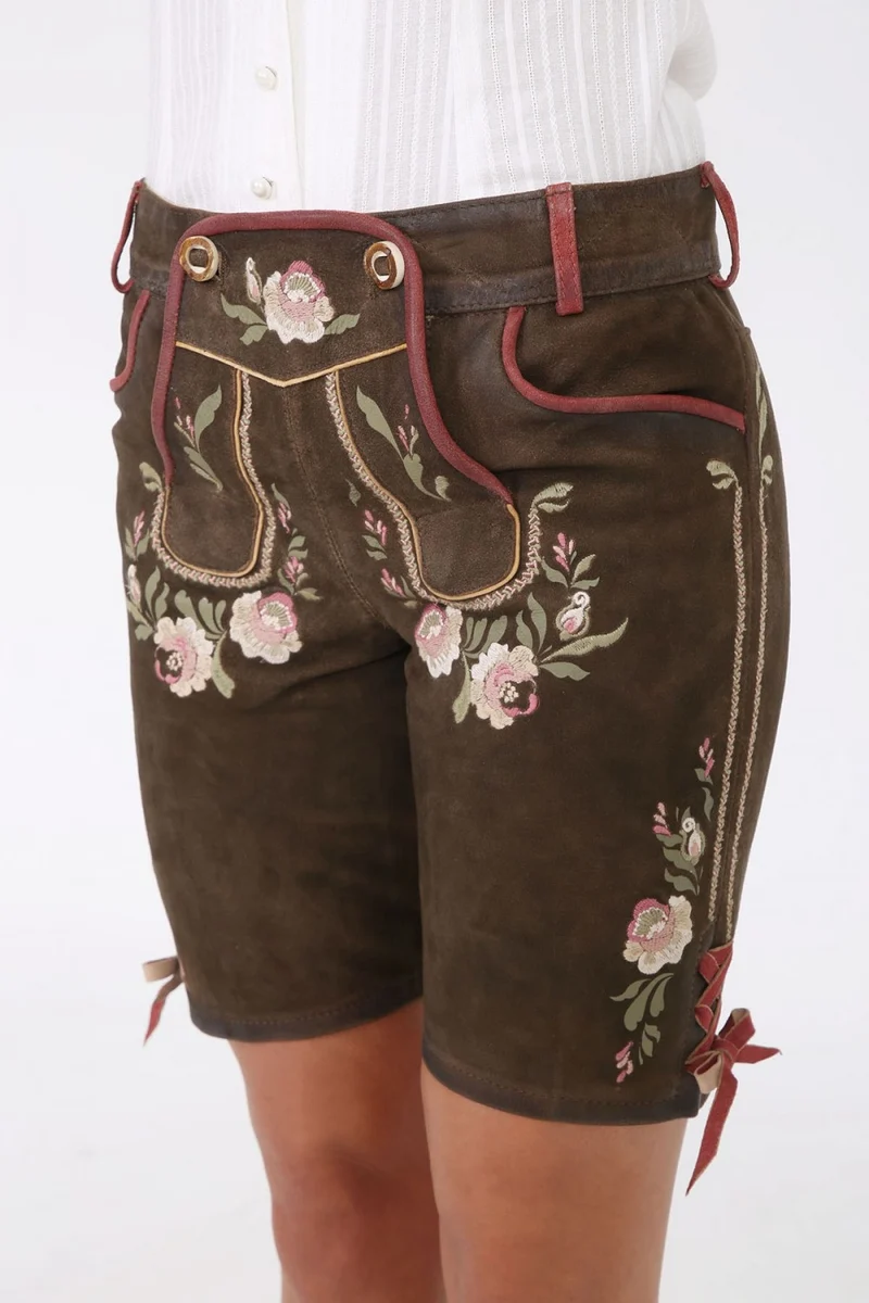 Damen Lederhose - BETTY % - Krüger Madl - Bermuda - 037330-000-0007
