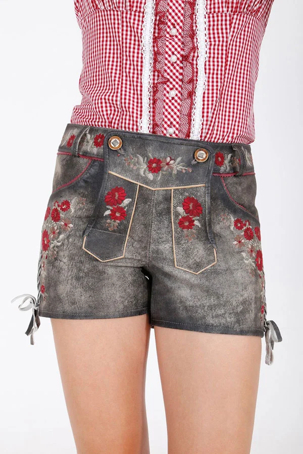 Damen Lederhose - COACHELLA % - Krüger Madl - Short - 034390-000-0709