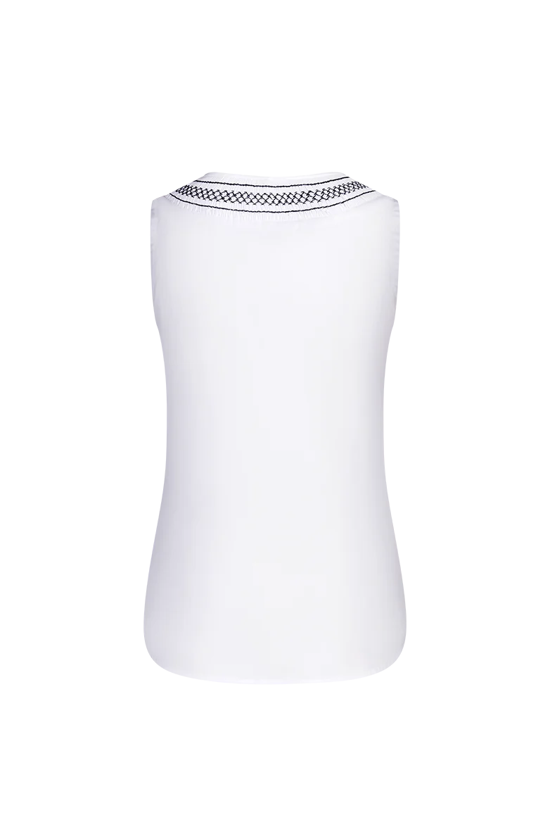 Stehfaltenbluse