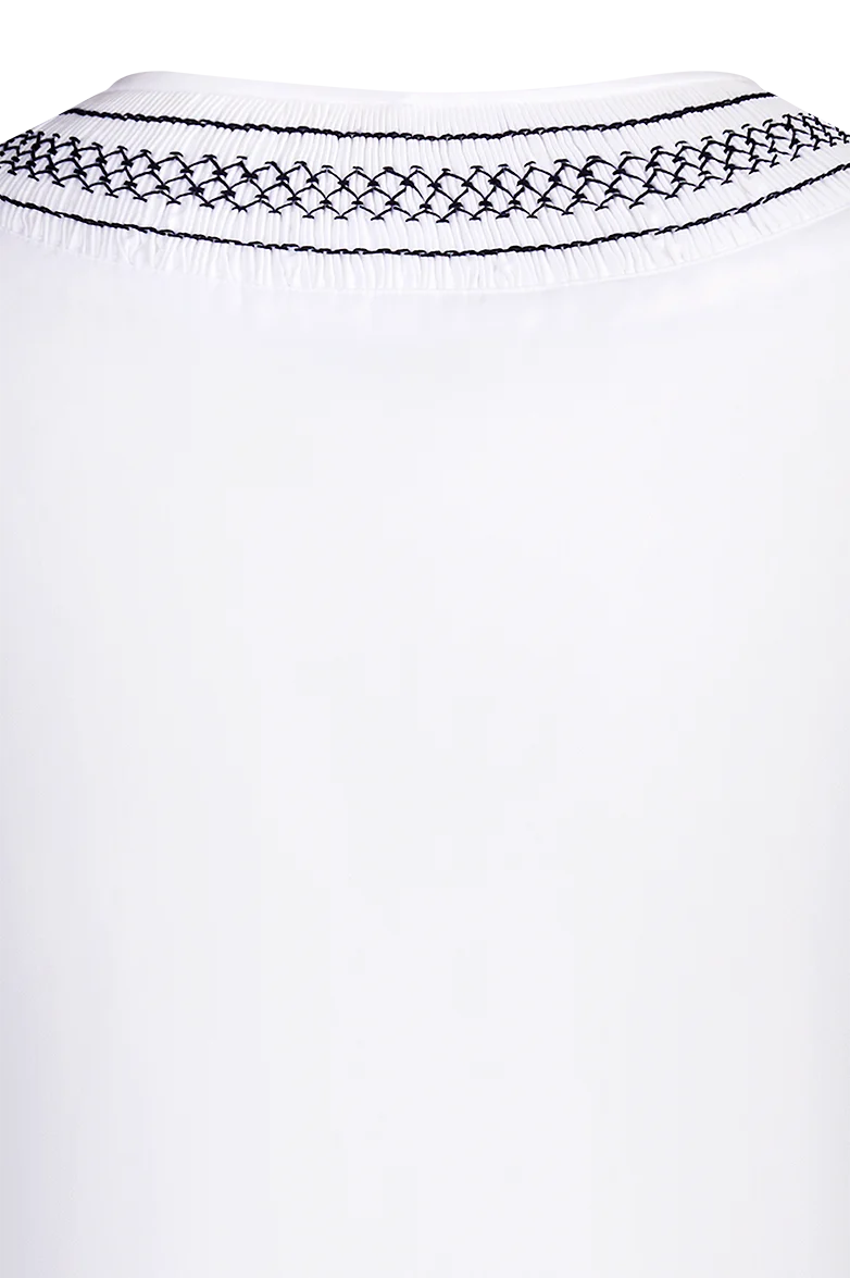 Stehfaltenbluse