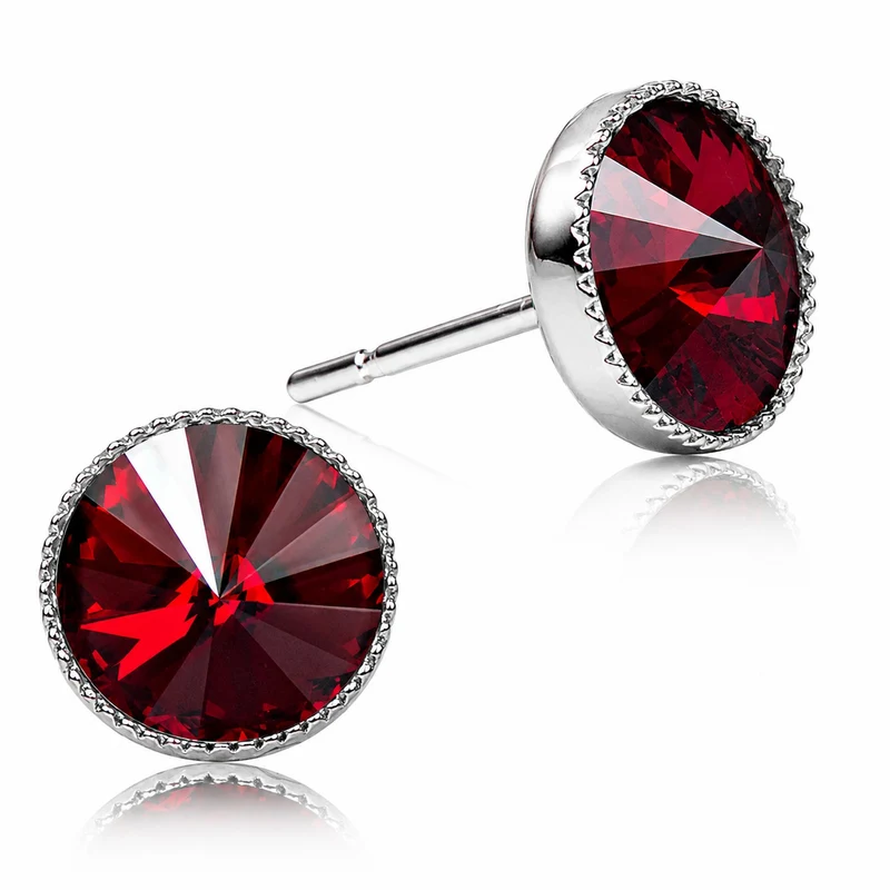 LUISIA® Solitär Ohrstecker "Joy" mit Kristallen von Swarovski® | Siam