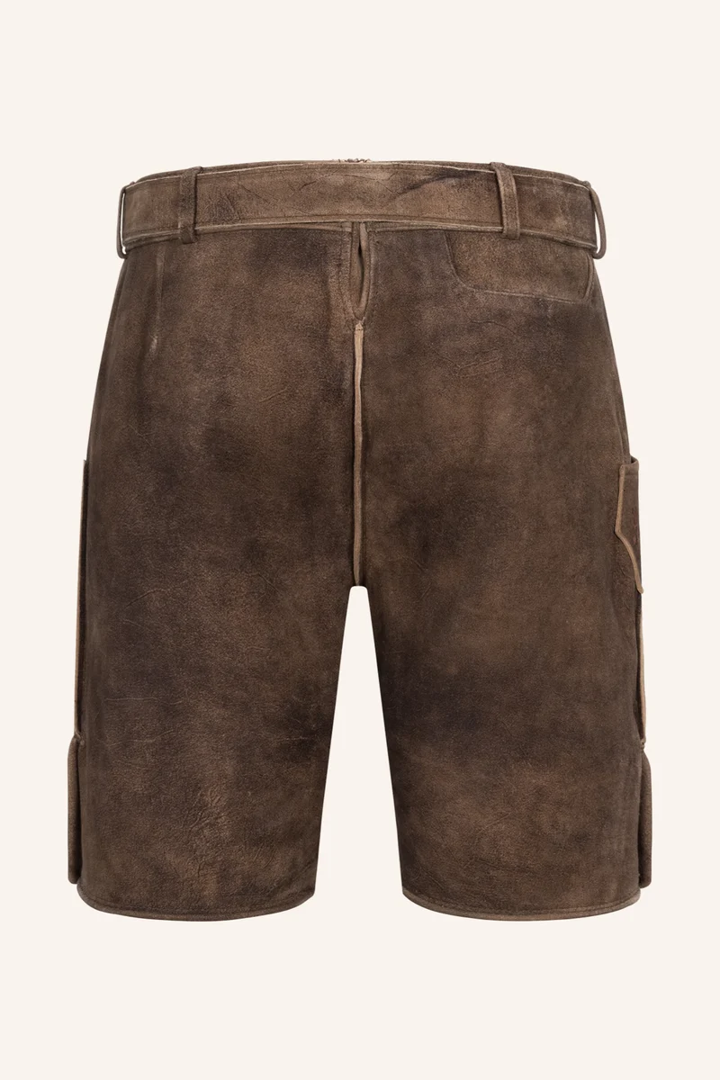 Lederhose RUVEN mit Gürtel - Krüger Buam - 961273-000-0076