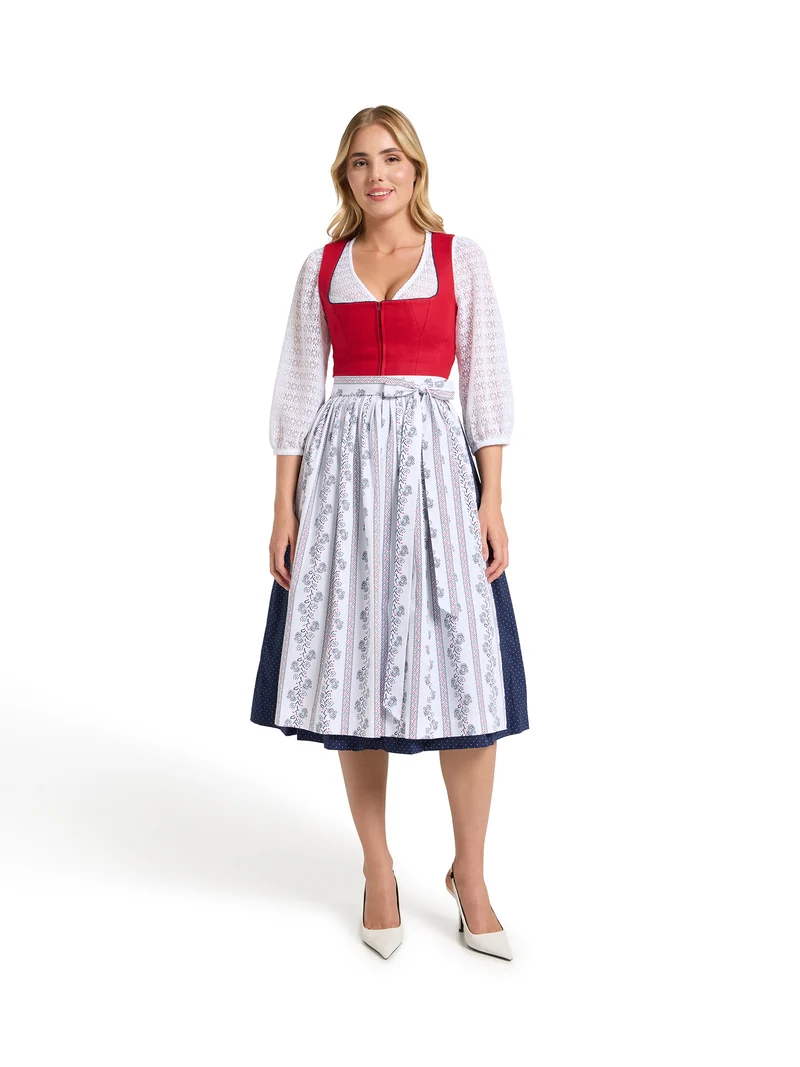 Dirndl mit Leinen-Oberteil