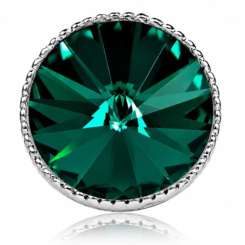 LUISIA® Solitär Ohrstecker "Joy" mit Kristallen von Swarovski® | Emerald