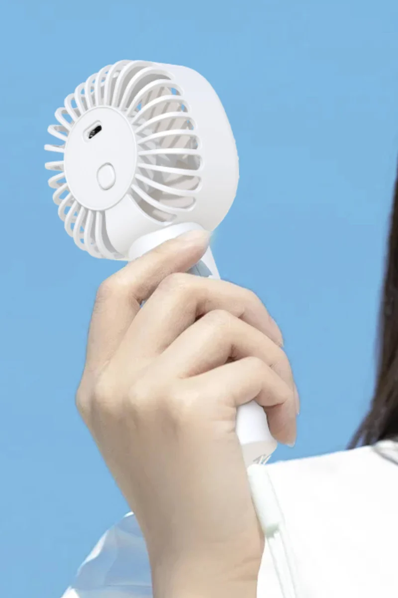 Ventilator - Tragbarer Mini-Handventilator mit wiederaufladbarem Akku