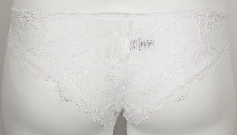 Nina von C. Lambada String Tanga mit Spitze 1695559 | Weiß