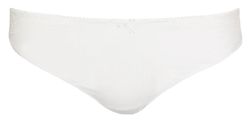 Nina von C. Lambada String Tanga mit Spitze 1695559 | Weiß