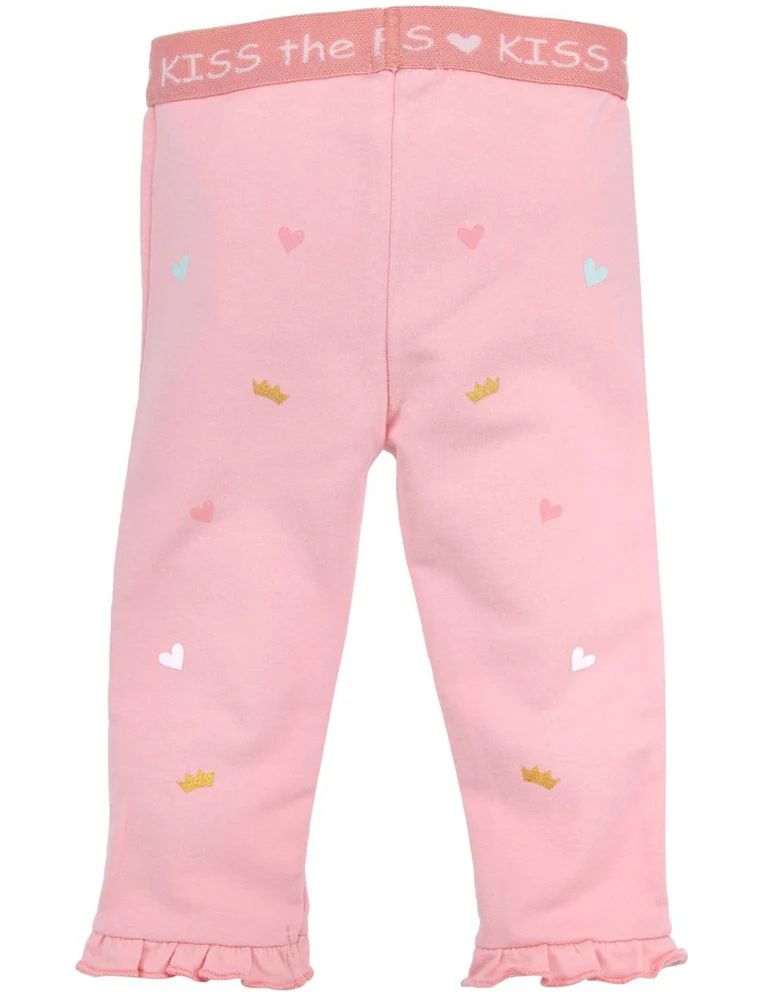 BONDI Baby Kinder Leggings "Princess" 86577 - Rosa | Mädchen Hose