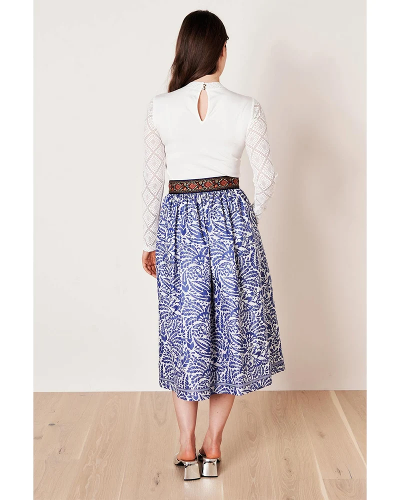 Krüger Collection Damen Trachtenrock "Janita" 264167 | Blau