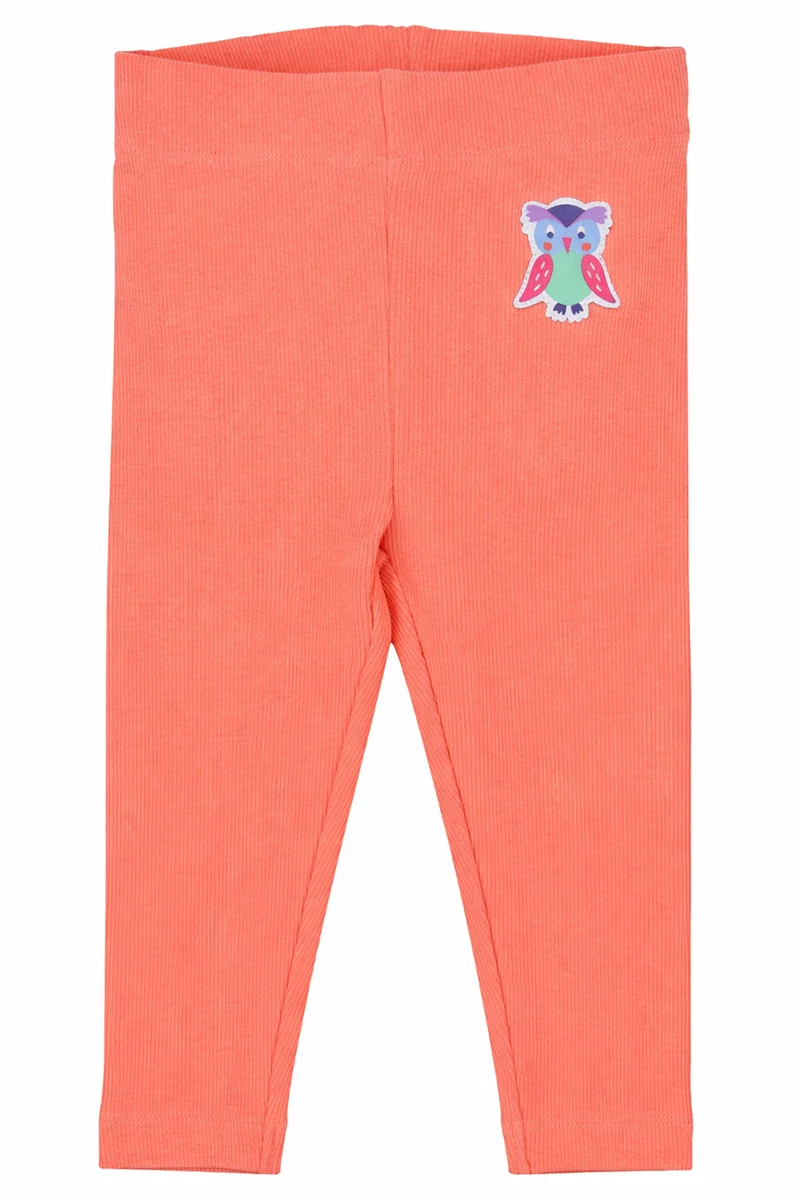 BONDI Baby Mädchen Leggings "Eule" 86972 | Apricot