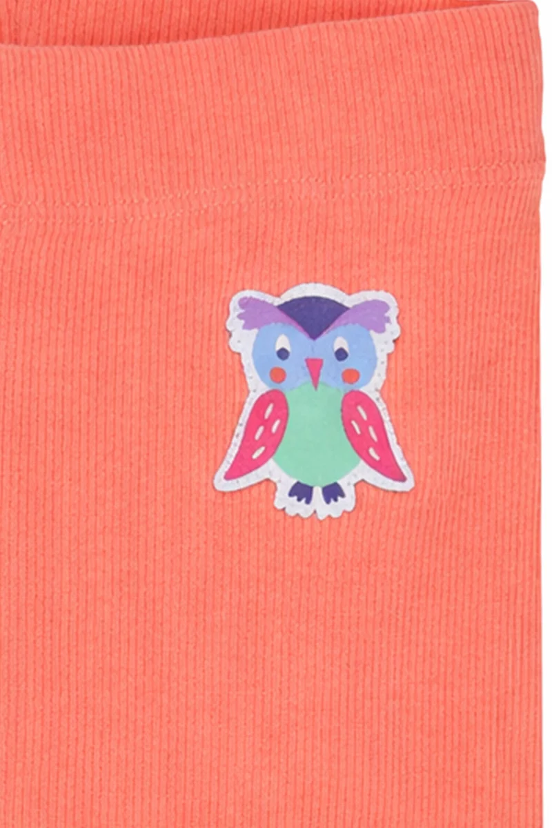 BONDI Baby Mädchen Leggings "Eule" 86972 | Apricot