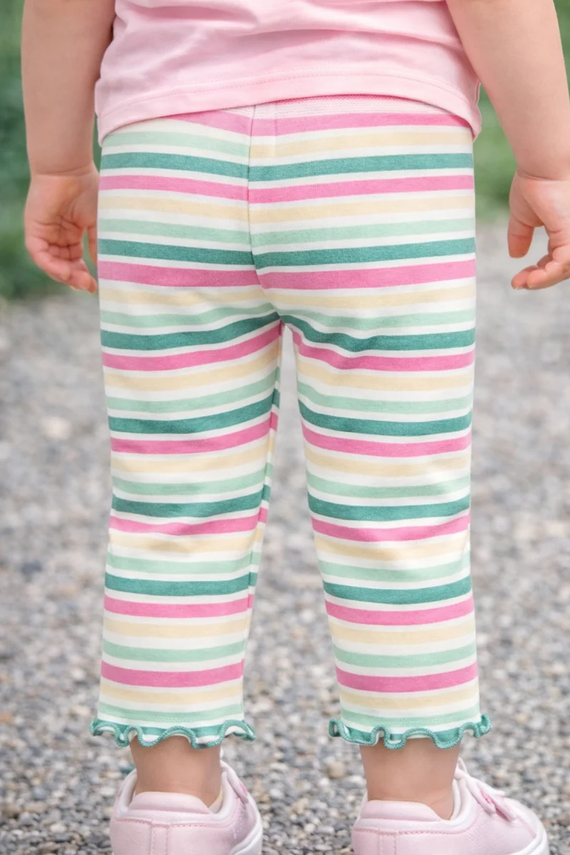BONDI Baby Mädchen 7/8 Hose Leggings "Be Happy" 86889 | Mehrfarbig