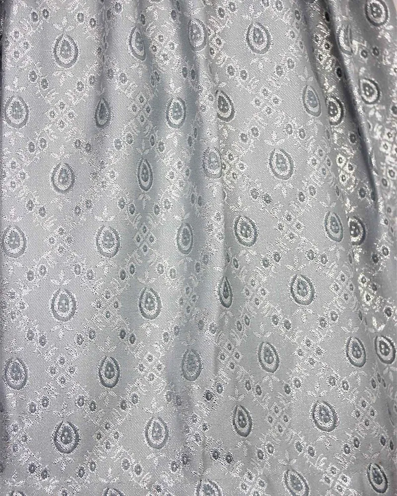 MADDOX Kinder Dirndl "Gabriella" 3-tlg. mit Bluse und Schürze | Silber Glitzer