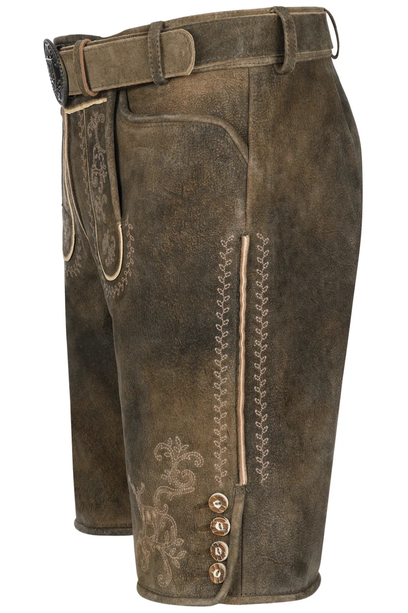 Lederhose MAYLON mit Gürtel - Krüger Buam - 965072-000-0007