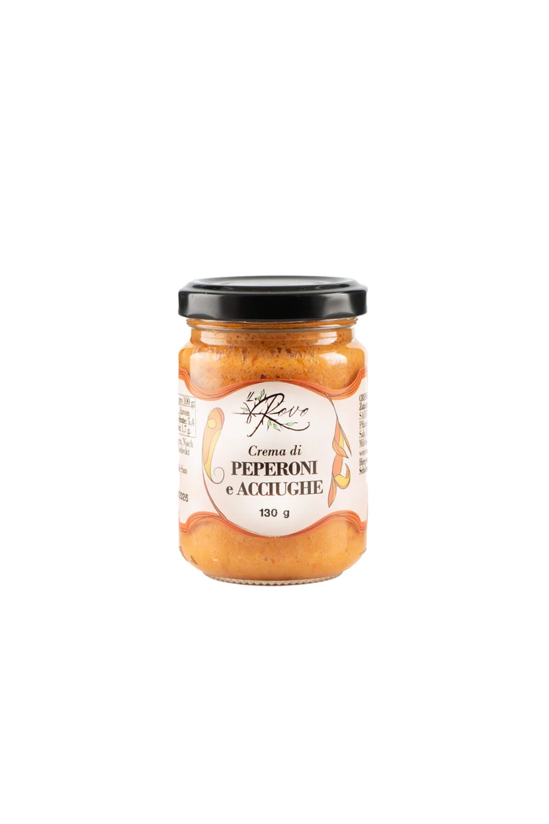 Crema Peperonie Acciughe - 130g - 2084 - Via Del Gusto