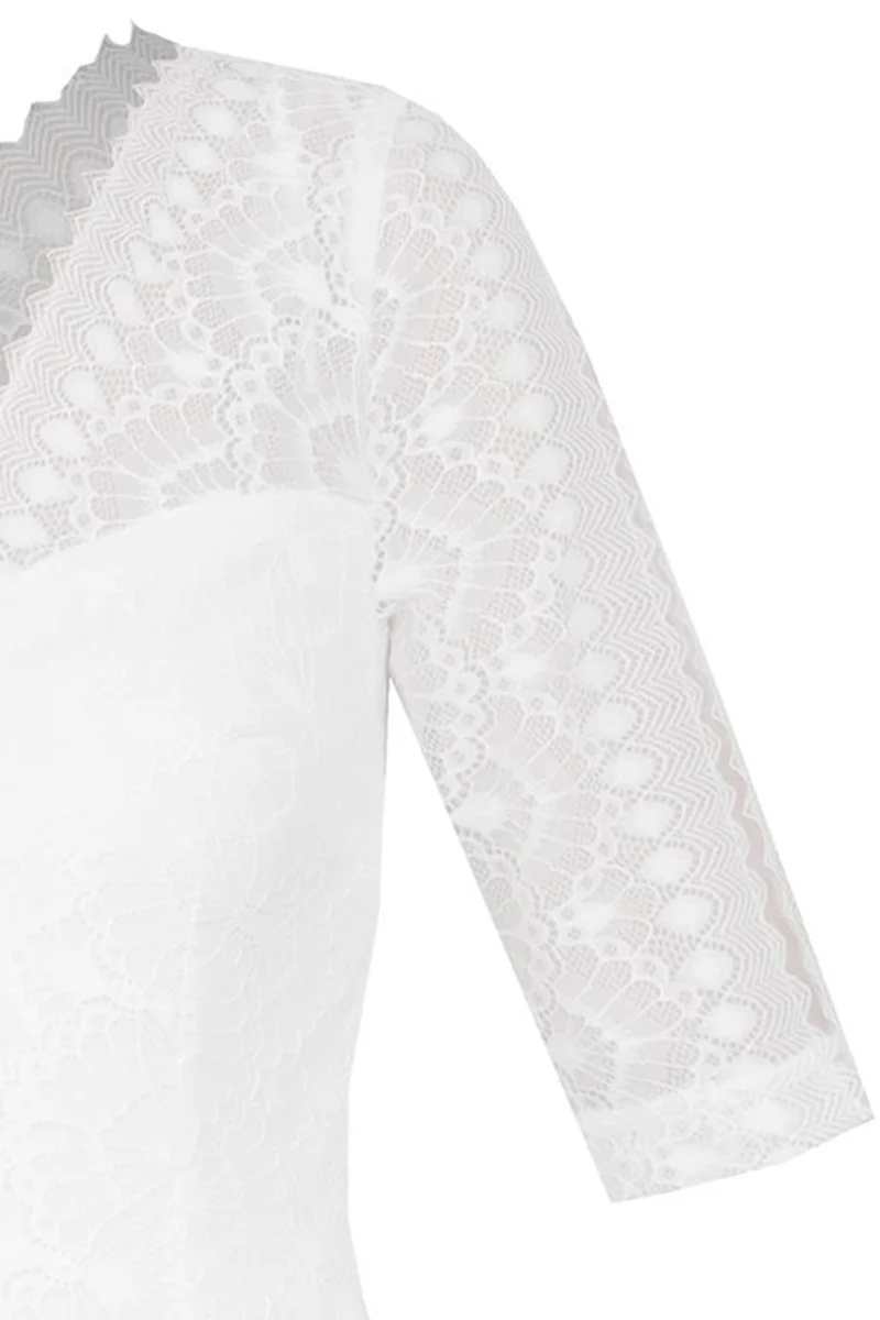 MarJo Dirndlbody "Forsten" Halbarm | Offwhite