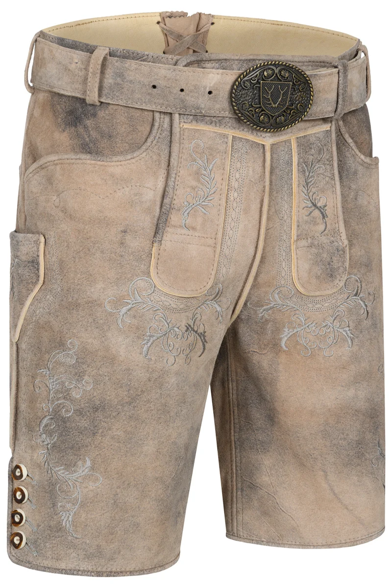 Lederhose DELIO mit Gürtel - Krüger Buam - 961172-000-0711