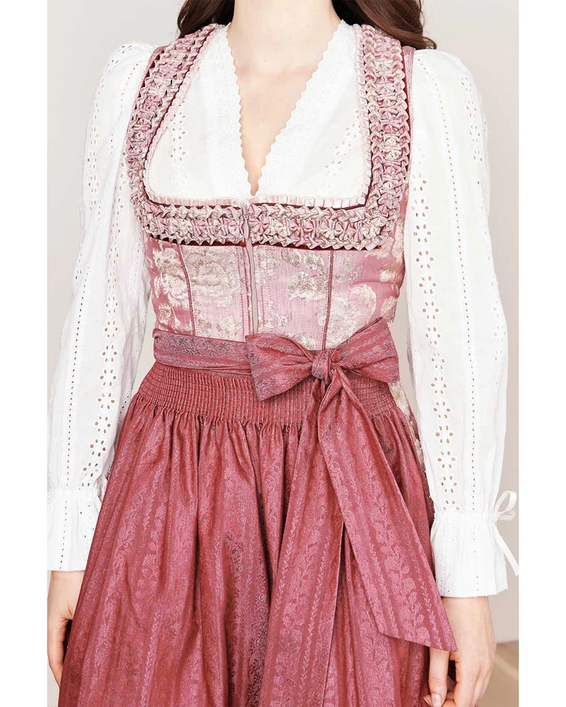 Krüger Collection Dirndl "Clara" 112866 | Beere 70cm