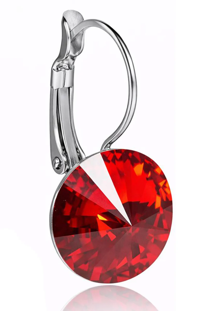 LUISIA® Ohrringe Rivoli mit Kristallen von Swarovski® 14 mm | Light Siam