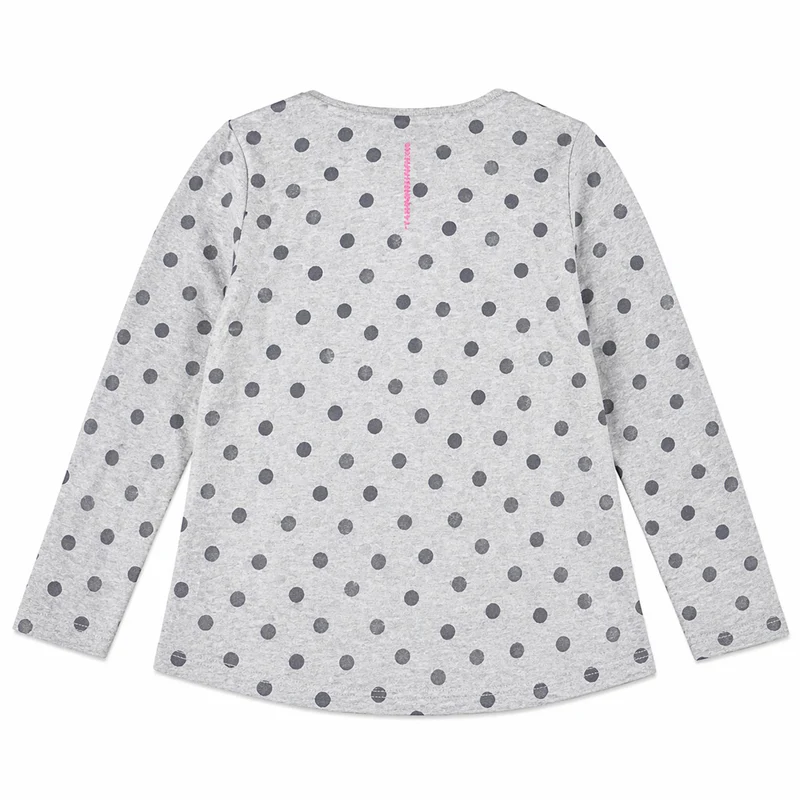 BONDI Mädchen Langarmshirt "Only Love" 36211 | Grey Melange