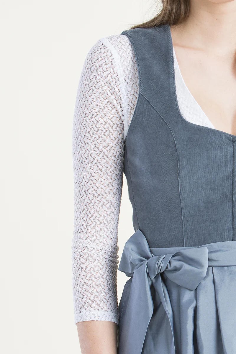 Heimatglück Dirndl Anneliese rauchblau