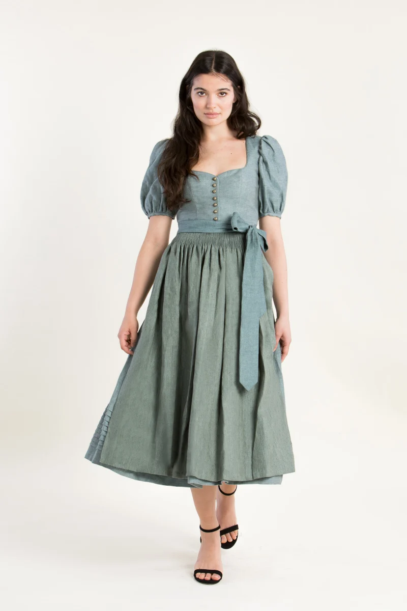 Gottseidank Ärmeldirndl Lina hellblau