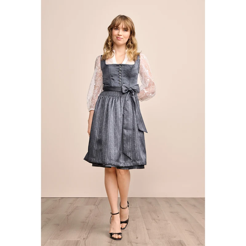 Krüger MADL Dirndl "Diliana" 416569 | Anthrazit 60cm
